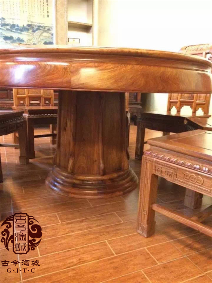 Trái cây lớn rosewood Miến Điện rosewood bảng 1.2 m 1.38 m 1.5 m như hình ảnh bảng bàn ăn lớp tùy chỉnh