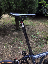 (darimo)brompton small cloth ultra-light carbon seatpost seconds schmolke(128g)