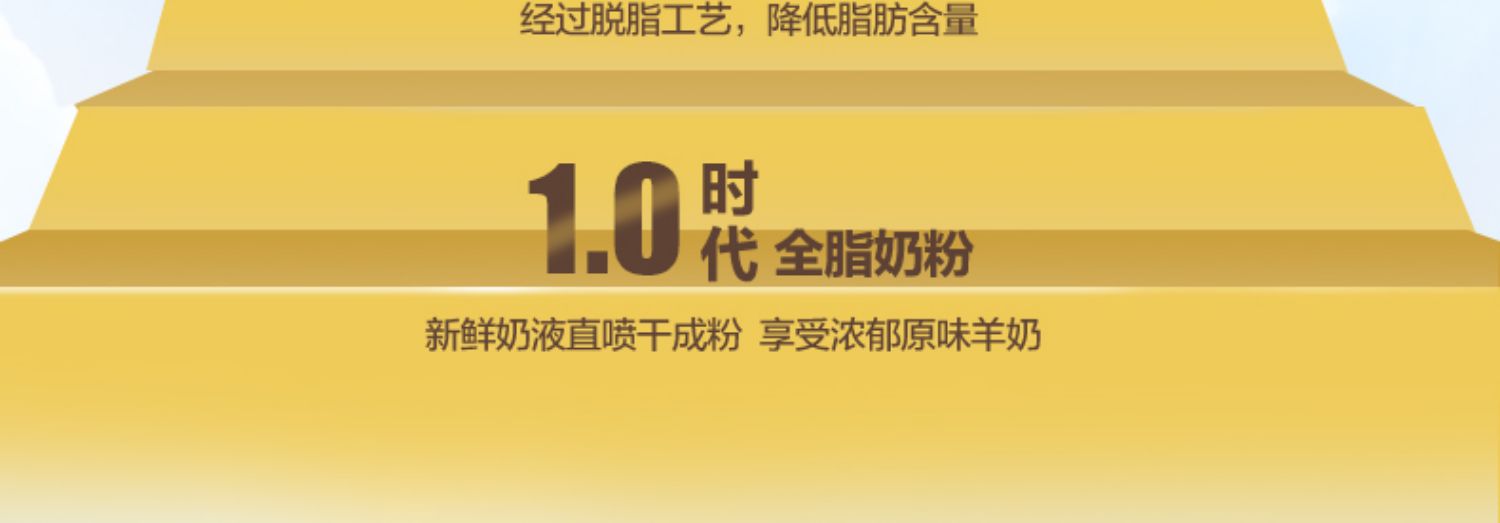 佳贝艾特中老年成人高钙羊奶粉实发800g