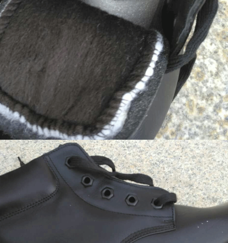 Bottes militaires pour homme en cuir - Ref 1397811 Image 12