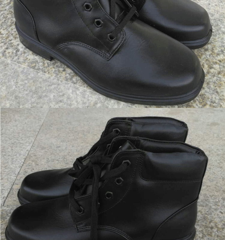 Bottes militaires pour homme en cuir - Ref 1397811 Image 8