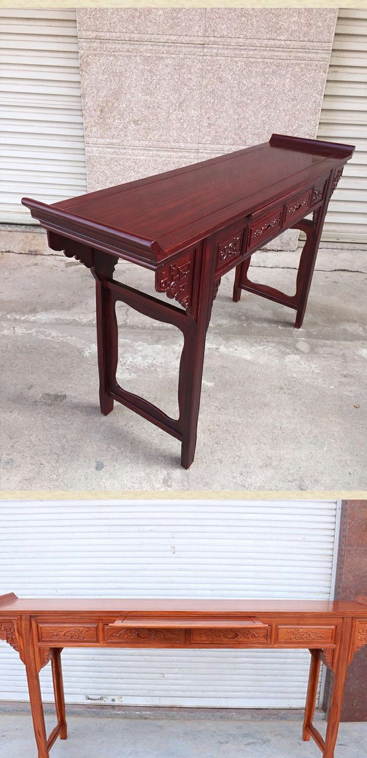 Đồ gỗ gụ gỗ hồng mộc Shentai phong cách Trung Quốc cho bàn ngồi xổm trường hợp đầu hút thuốc Bàn Phật cho Đài Loan Phật case trường hợp gỗ - Bàn / Bàn bàn ăn gỗ tân cổ điển	
