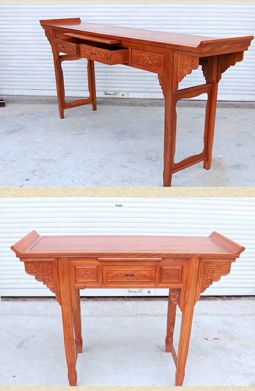 Đồ gỗ gụ gỗ hồng mộc Shentai phong cách Trung Quốc cho bàn ngồi xổm trường hợp đầu hút thuốc Bàn Phật cho Đài Loan Phật case trường hợp gỗ - Bàn / Bàn