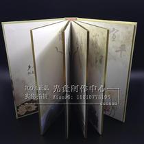 Book-style CD box printing hardcover CD box personalized CD box multi-piece CD box hot stamping Silver