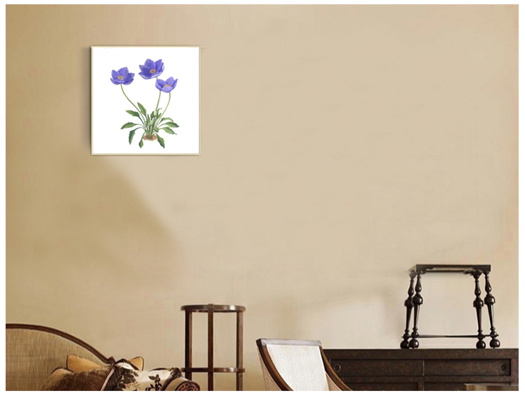 Nổi tiếng cổ thêu nghệ thuật thêu thêu kit tự làm người mới bắt đầu handmade hoa trang trí 25 * 25CM tranh thêu chữ tâm