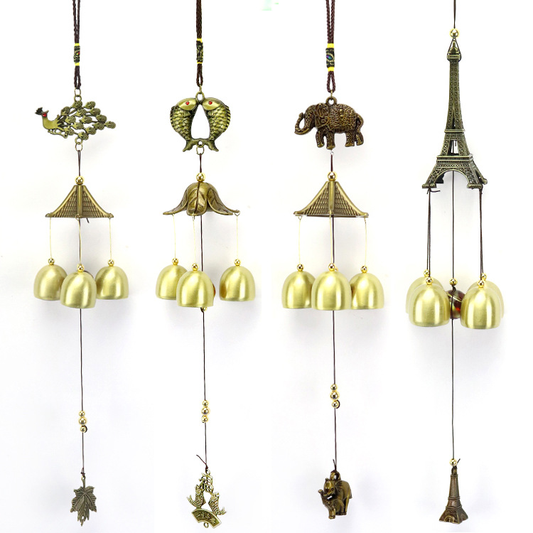 Bell Hanging Accessories Creative Metal Door Accessories Home New DIY Alloy Wind Bells Girls Bedroom Gift Hanging Accessories