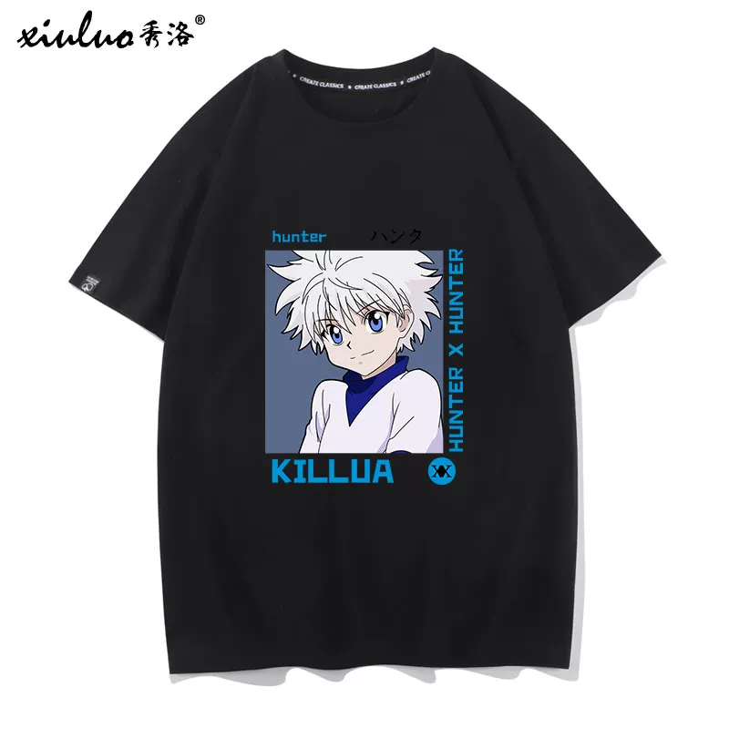 Мужской Killua периферийный маленький Джесси ко-бренд одежда Тогаши Юбо футболка с коротким рукавом для пары носить постоянно охотнику