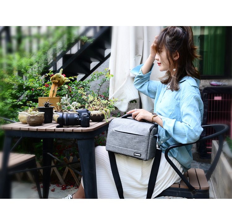 Túi đựng máy ảnh Canon Túi đựng máy ảnh DSLR dành cho nam và nữ xách tay 80D60D700D200DII2 thế hệ 200D1500D800D - Phụ kiện máy ảnh kỹ thuật số túi máy ảnh mirrorless