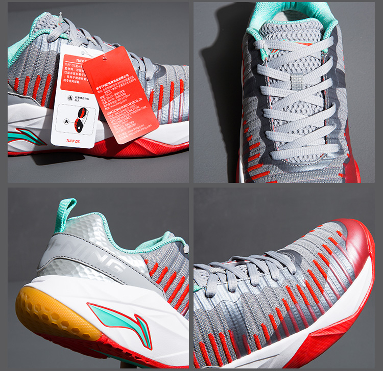 Li Ning sneakers nam giày đàn hồi cao mặc non-slip thở thấp để giúp người đàn ông của cầu lông giày AYTM075 đào tạo giày giầy cầu lông lining