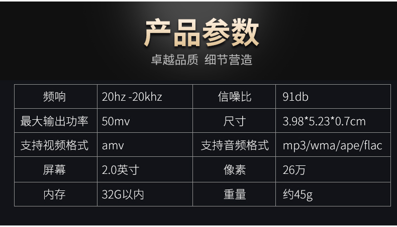 máy nghe nhạc android Màn hình máy nghe nhạc mp3 mp4 Hifi Walkman ghi âm thể thao chạy mini dễ thương bên ngoài