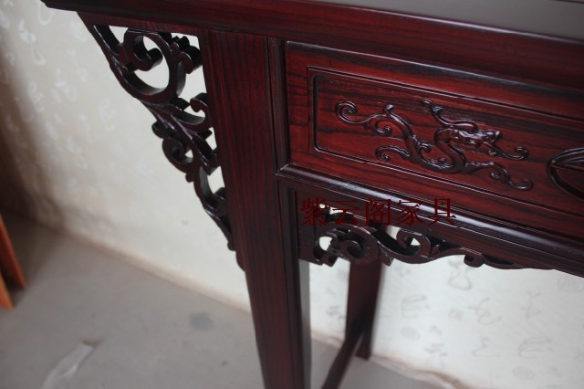 Ming và Qing triều cổ đồ gỗ cổ điển Trung Quốc cổ điển ở giữa bốn bộ bạch đàn Ganoderma lucidum cho bàn - Bàn / Bàn bàn ghế ăn đẹp