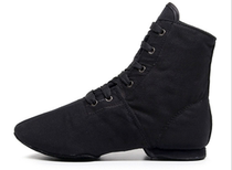 High-top jazz boots for children and girls soft-soled dance shoes black mens modern ballet jazz shoes professional training shoes