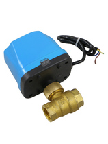 Amico electric valve 708 brass 4 minutes 6 minutes 1 inch three-wire two-control dual power supply electric fan valve switch one control