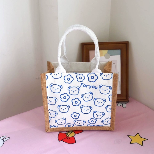 凯旋者 Шоппер, милая льняная сумка, из хлопка и льна, делается под заказ, сумка для еды