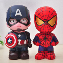 Avengers Union Iron Man Captain America Spider-Man Batman piggy bank Bank bank savings childrens birthday gift