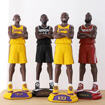 Star basketball star Kobe James Harden Owen doll decoration desktop decoration gift boy day gift