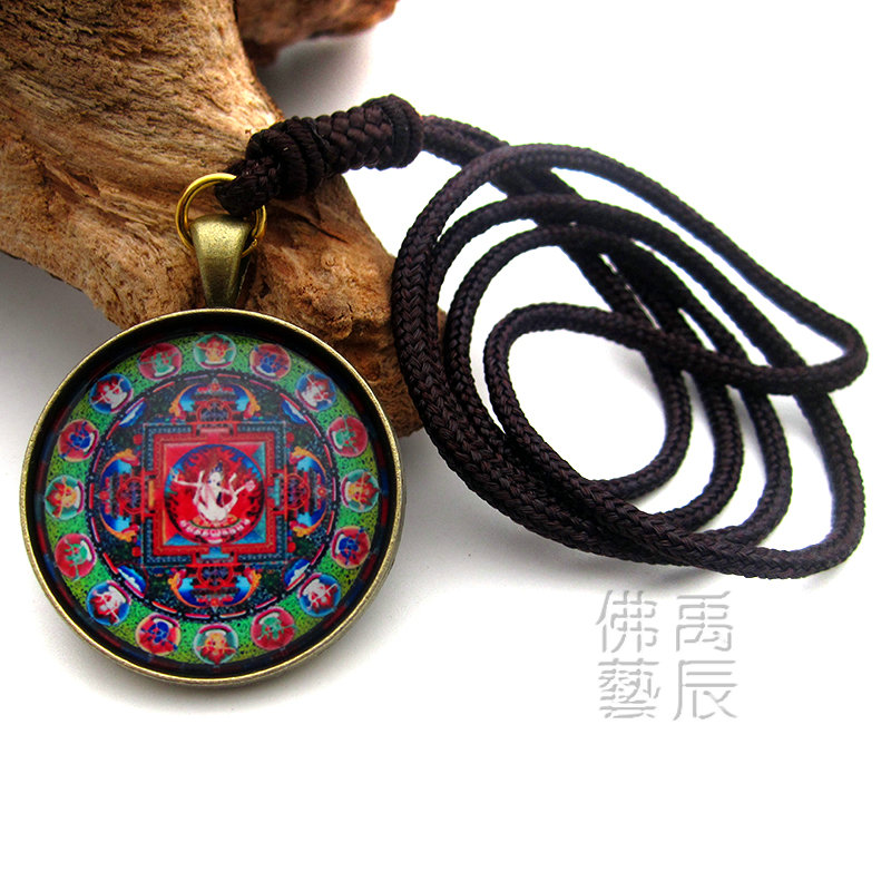 YC6341 boutique intimacy Empty Row Mother Altar City of Tang Carver Pendant Hide Earth Law will make a pattern with an ornament