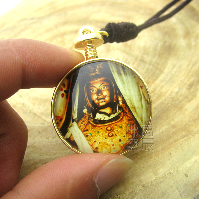 YC838 boutique Tibetan site Sanyeji Temple such as I General Lianshi One bun Buddha double face gilded with Buddha's card