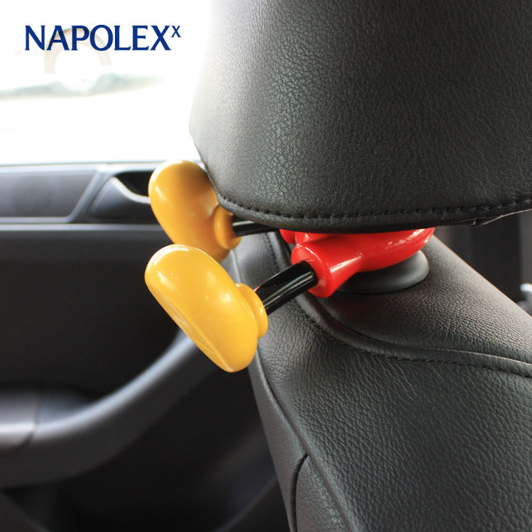 Mickey car hook Car seat back hook Car life hook Car practical supplies creative hook