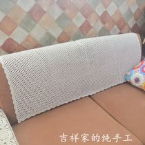 Handmade crochet hook table tablecloth American retro Japanese Nordic cotton hollow woven universal sofa cover cloth