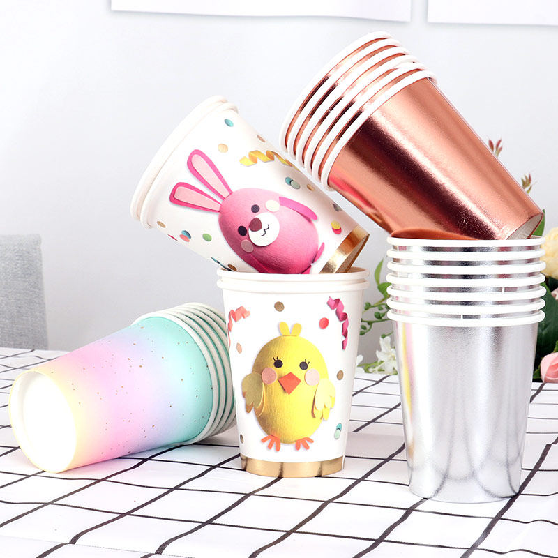 Children Birthday Placement Themed Cupsucker Party Decorations Party Supplies Disposable Cupcard cups