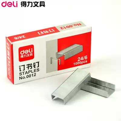 Del 0012 staple universal staples number 12 24 6 1000 box
