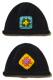 Domestic In-Stock Misterchild Crochet Flower Patchwork Patchwork Stitching Rolled Edge Wool Hat Beanie Multiple Styles