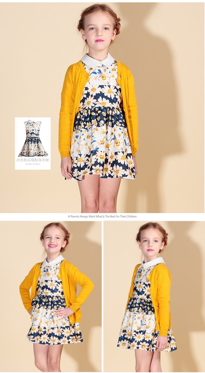 Pull fille à manche longue - Ref 2104460 Image 33