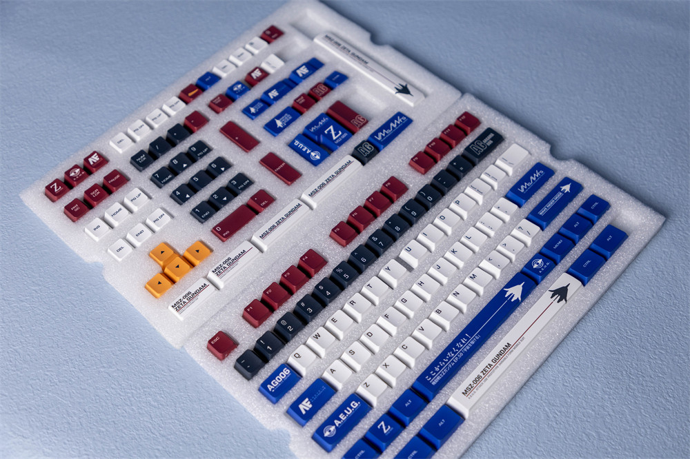 Zeta Gundam-メカニカルキーキャップ,PBT,昇華,オリジナルのゲーミング