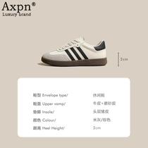 Trendy brand moral training shoes for women 2024 new flat spring and summer sole shoes casual sneakers versatile sports white forrest shoes