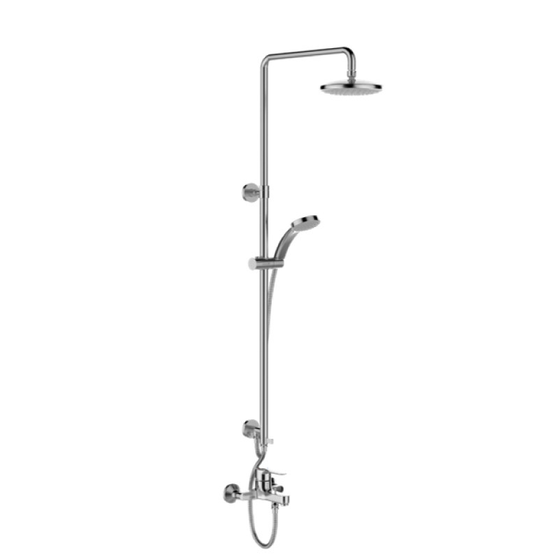 Koler Qixin shower column shower faucet set three water outlet shower K-20748T-4-CP