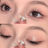 Палетка теней, матовые сиреневые зеленые румяна, в коричневых тонах