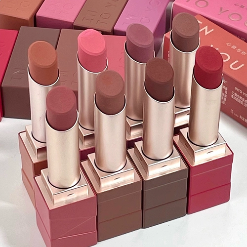 Матовая помада Inyou ML05, матовая, мл08, грязевая, нюдового цвета, нелегко наклеить на себя помаду, ученики