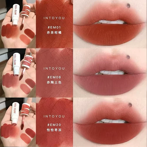 Помада, матовый нюдовый блеск для губ, EM525, полупрозрачная растушевка, широкая цветовая палитра