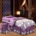 Miễn phí vận chuyển jacquard bông denim bedspread vẻ đẹp vẻ đẹp dầu gội tiệm massage gia đình châu Âu của bốn bộ khăn trải giường - Trang bị tấm