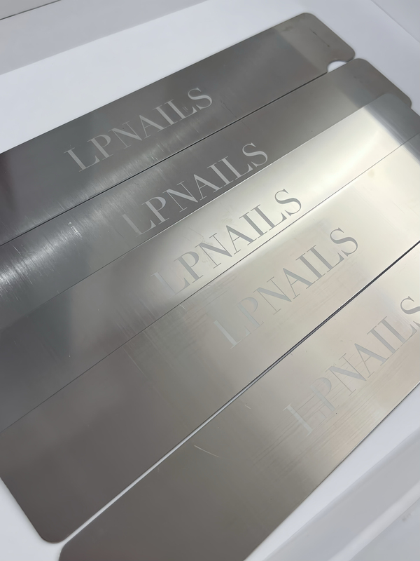 Dragon Robe Stainless Steel Nail File Manicure Tool Double-Sided Manicure Steel Plate, 150/240 Grit Combination Pack 