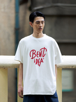 BENT IDEA summer new fixed fan love LOGO men and women couples Xinjiang cotton short sleeve T-shirt men tide t