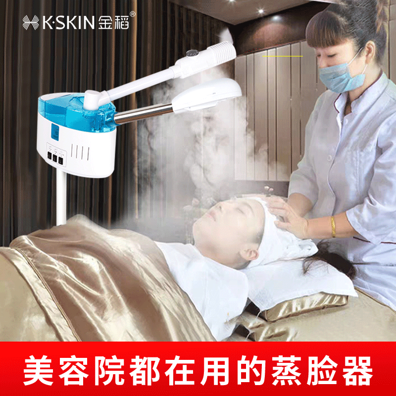 Golden Rice Steaming face Steamer Moisturizer Moisturizing Hot And Cold Spray Machine Cosmetic Instrument Thermal Spray BEAUTY Steamed Face Machine Sprayer
