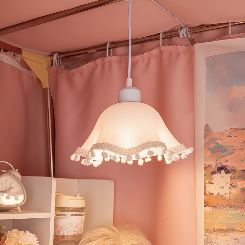 College Student Bed Lamp Hanging Dormitory Rechargeable Hanging Lamp Dormitory Night Light Study Lamp Atmosphere Lamp Upper Bunk Bedside Pendant Lamp