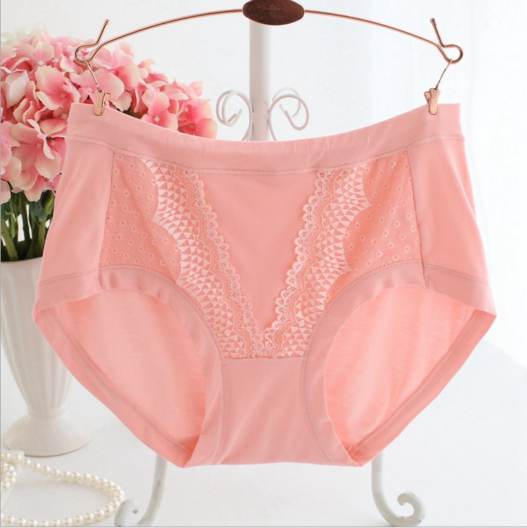 Mei Xiang Qi 8815 Modal cộng với phân bón XL đồ lót nữ eo cao bằng sợi tre quần xì nữ