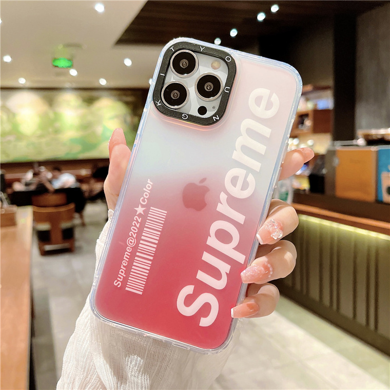 Supreme Gradient Color 14, 13, 12 iPhone Case