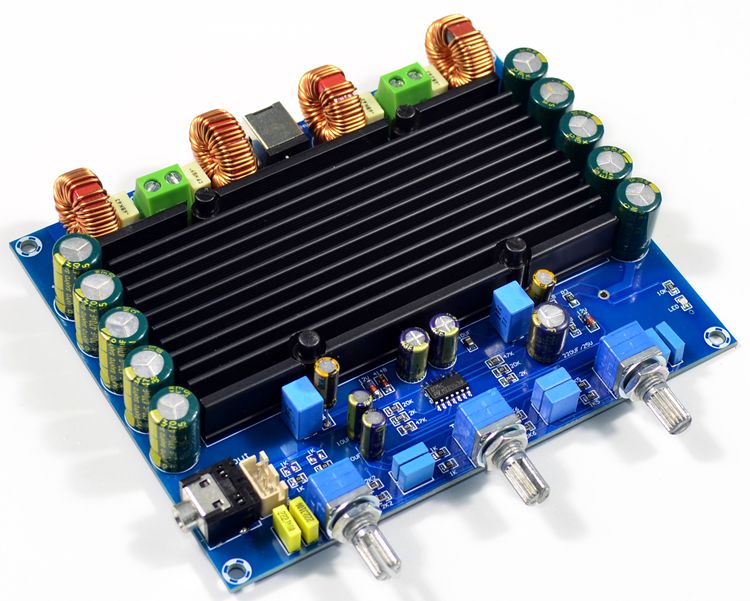 TPA3116 dual chip 100W* 2 digital power amplifier board (large heat dissipation luxury version)