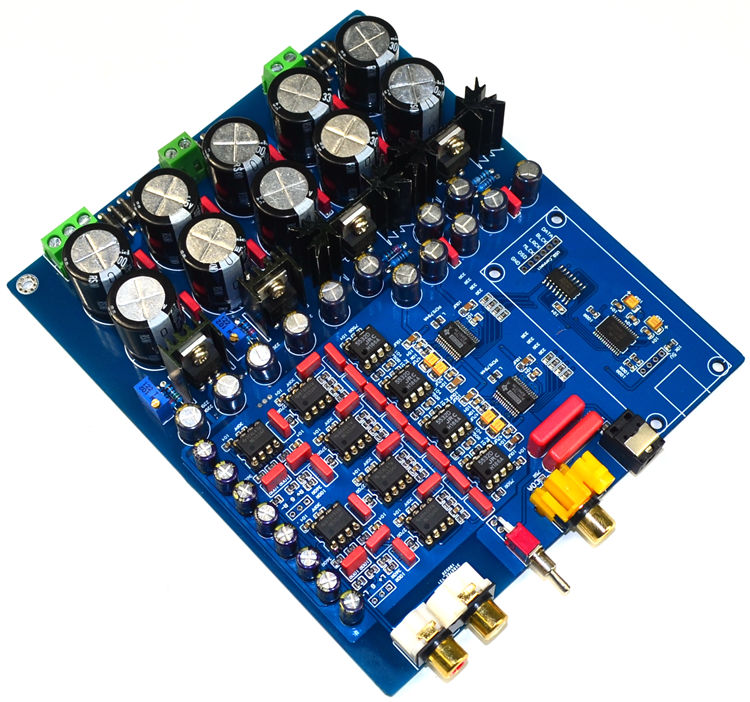 YJ-Dual Chip PCM1794 AK4113 luxury decoder DAC (support fiber coaxial USB input