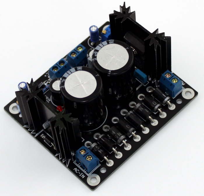 YJ-LT1083 High power adjustable stabilized power supply board HIFI linear power supply two-way output (special price)