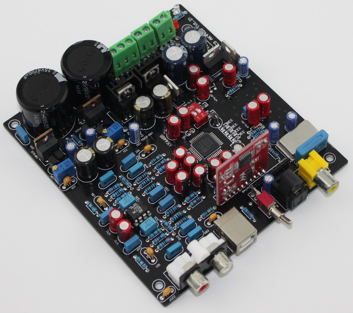 YJ00115 YJ00115 -AK4495SEQ WM8805 DAC optical fiber coaxial USB decoding board