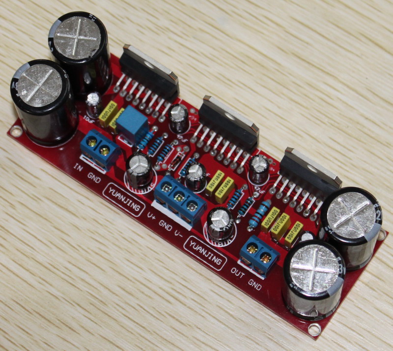 YJ00223-TDA7293 parallel 255W (luxury plate) power amplifier board single track
