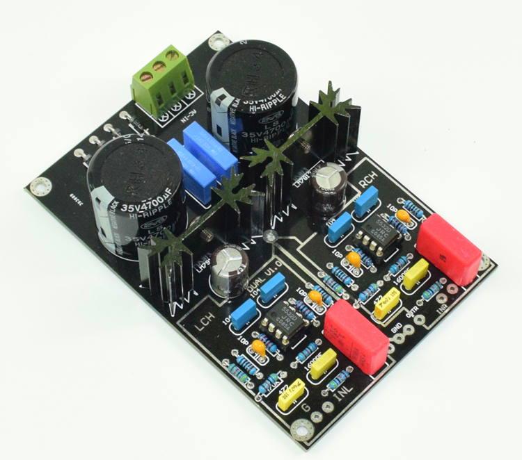YJ00397-a roll-head amplifying board with high gain low noise