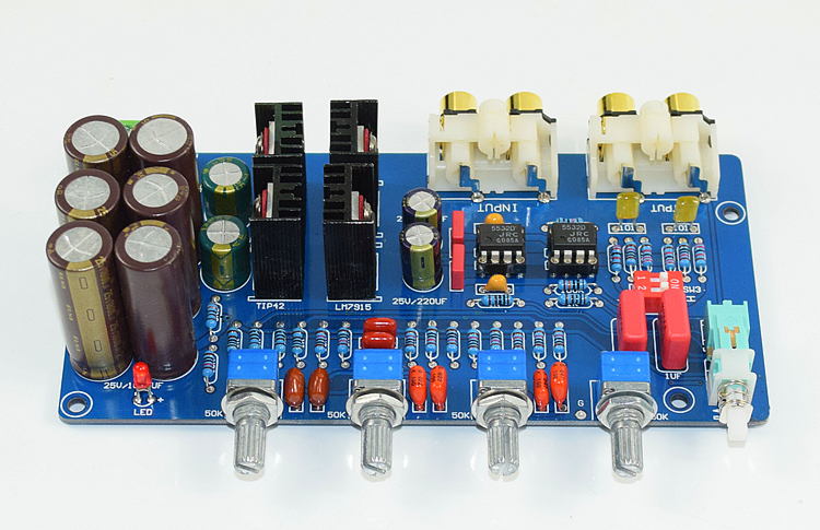 YJ-Fever HIFI preposition enlarged JRC5532 tone finished plate front level tuning board (2018 models)