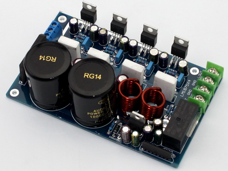 YJ00184-LM1875 in parallel with 2-0 power amplifier board