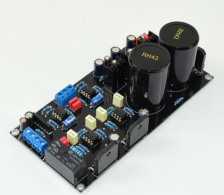 YJ-LM3886 HIFI high power power amplifier board OP07 DC servo 5534 independent operational amplifier